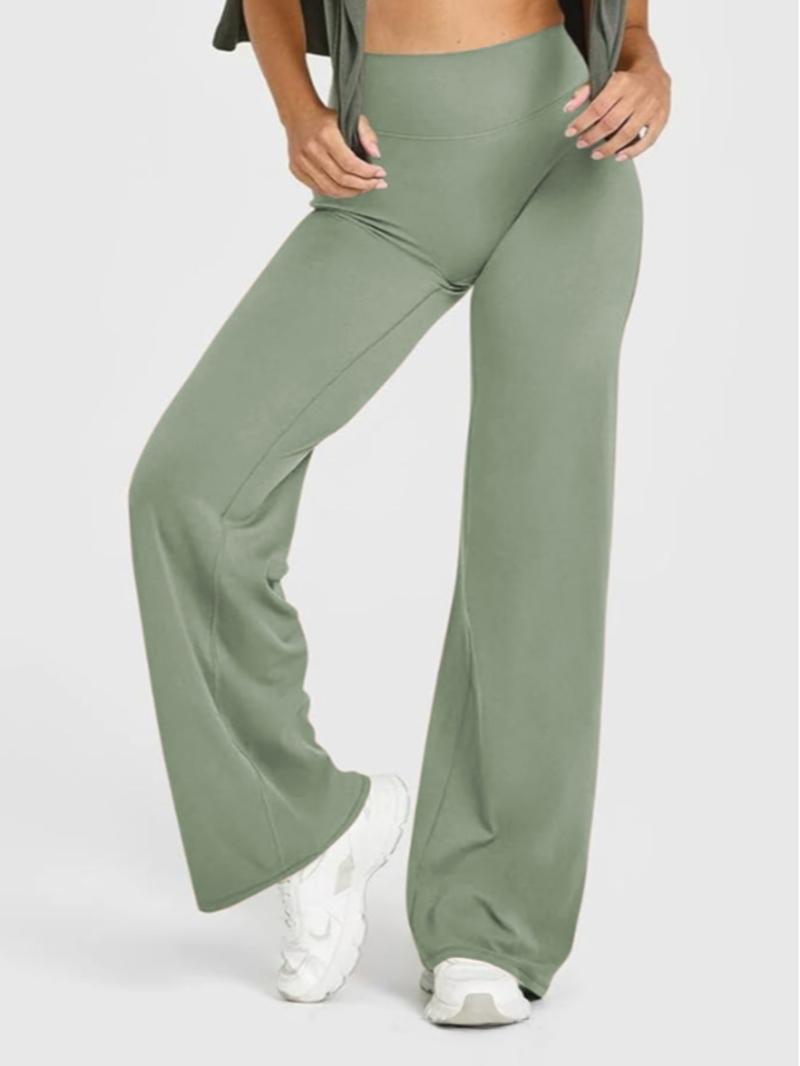 Women's Casual Wide Leg Sport Pants, Perfect Choice for Autumn & Winter, Comfortable Fashion Design, Suitable for Daily Wear