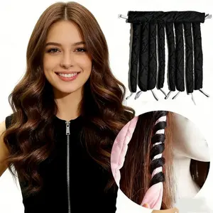 Headband Sponge Hair Curler Octopus Shape No Heat Sleep Hair Roller Soft Sponge Safe for Hair Wear Overnight Wake Up to Natural Waves Easy Heatless Curls Lazy Curling Tool