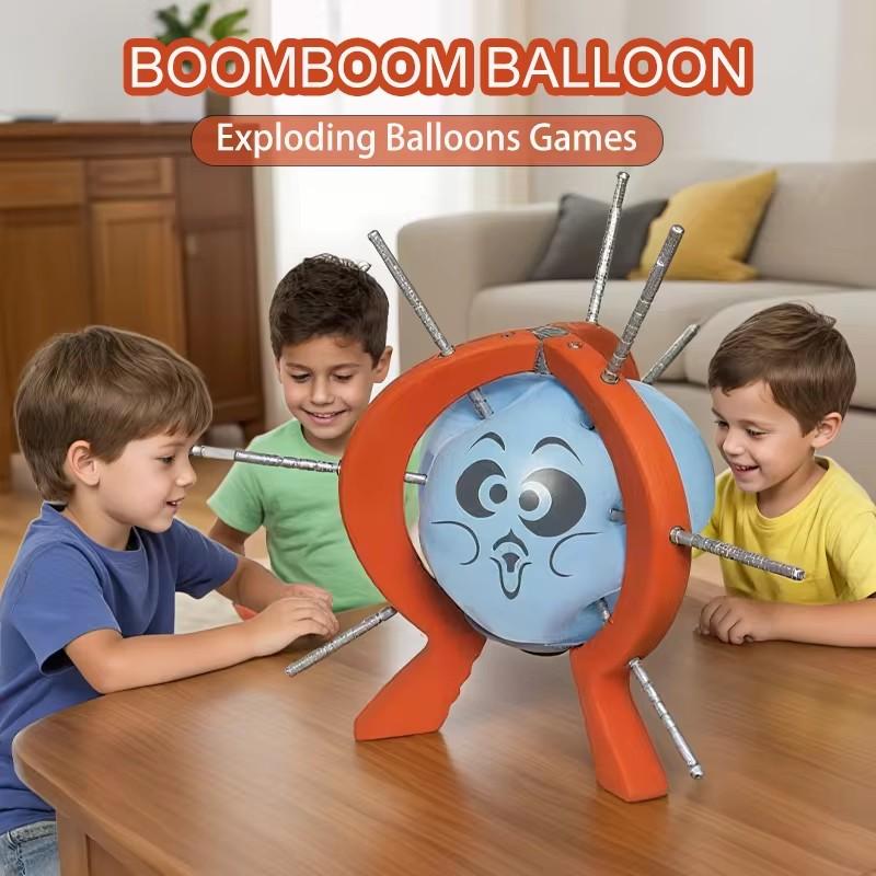 Balloon Blast Box Game, Funny Family Party Board Game Portable Balloon for Kids and Adults, Balloon Explosion Game Crazy Blast Box for Banquet School Birthday Party Balloon Blast Box Game, Funny Family Party Board Game Portable Balloon for Kids and Adults, Balloon Explosion Game Crazy Blast Box for Banquet School Birthday Party