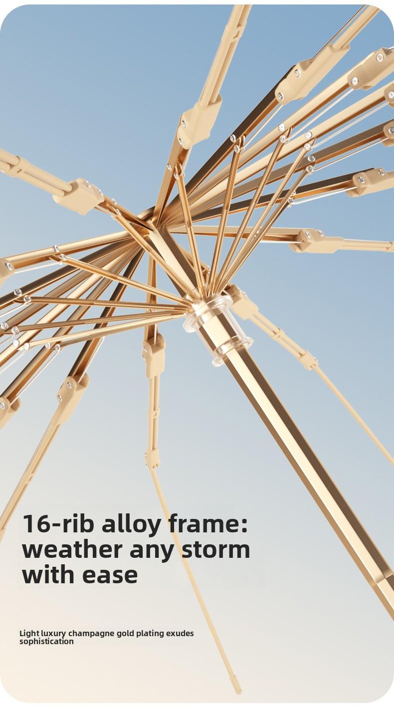 Mucat Umbrella SunUmbrella UVProtection ,SummerEssentials,AestheticUmbrella,WomensAccessories Umbrella,Ink Wash Floral Sun Umbrella for Women ,UPF 50+ UV Protection Windproof with Wooden Handle