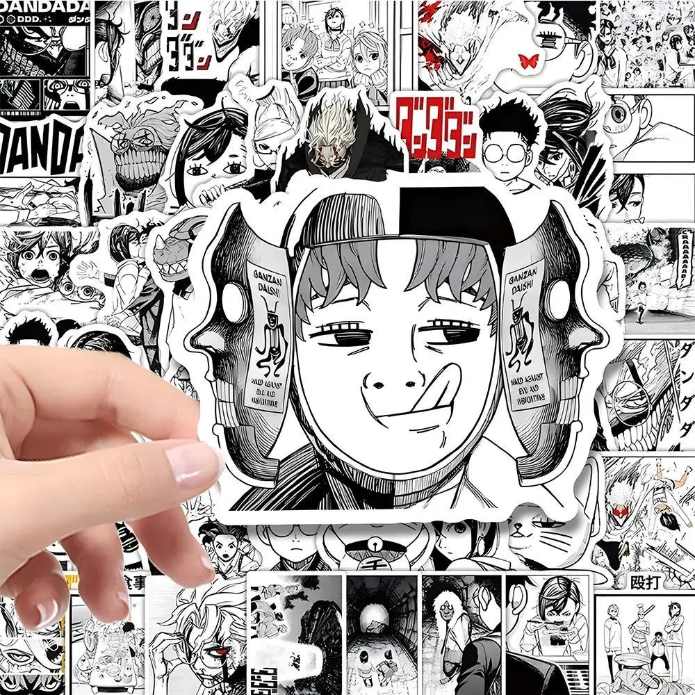 2026 hot item 10/30/50pcs Momo Ayase Dandadan Anime Stickers Funny Okarun Cartoon Sticker Laptop Skateboard Phone Graffiti Decals Toys Popular stickers