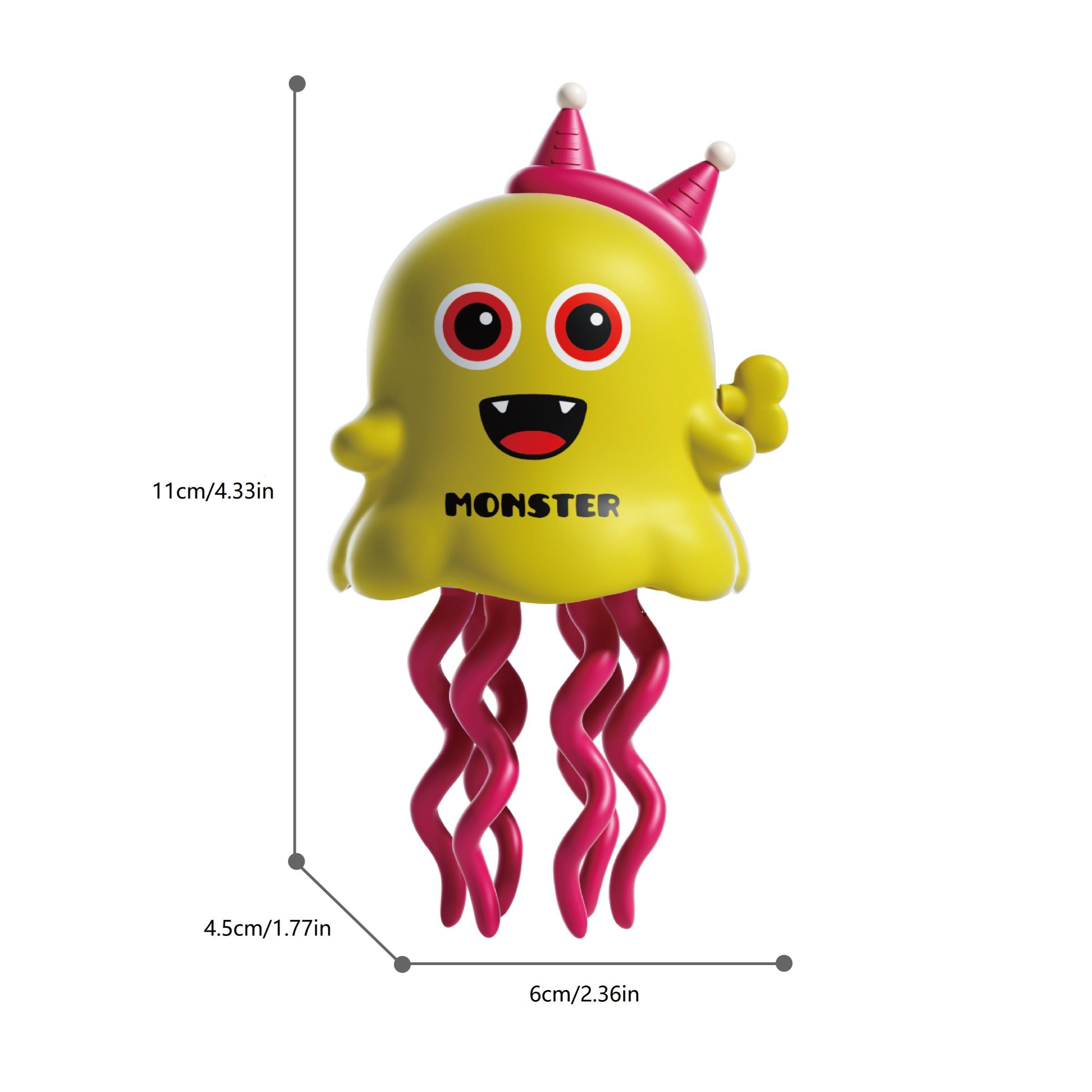 1pcs Cute Dancing Monster Wind-Up Toy, Realistic Baby Animal Stress Relief, Crawling Running Toy for Kids Aged 3+, Baby Play