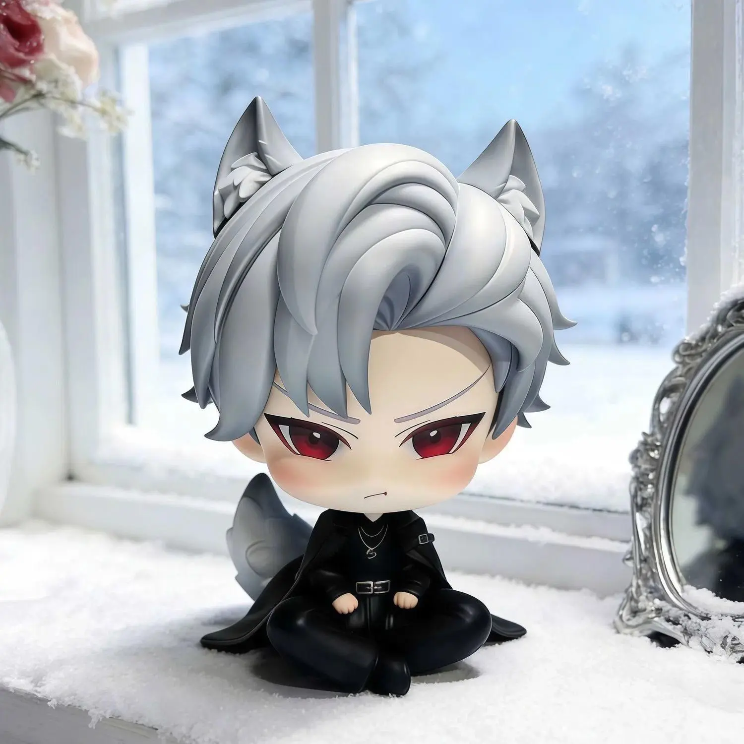 Q-version Sylus Love and Deep Space Game Anime Trendy Play Peripheral Cosplay Model Car Decoration