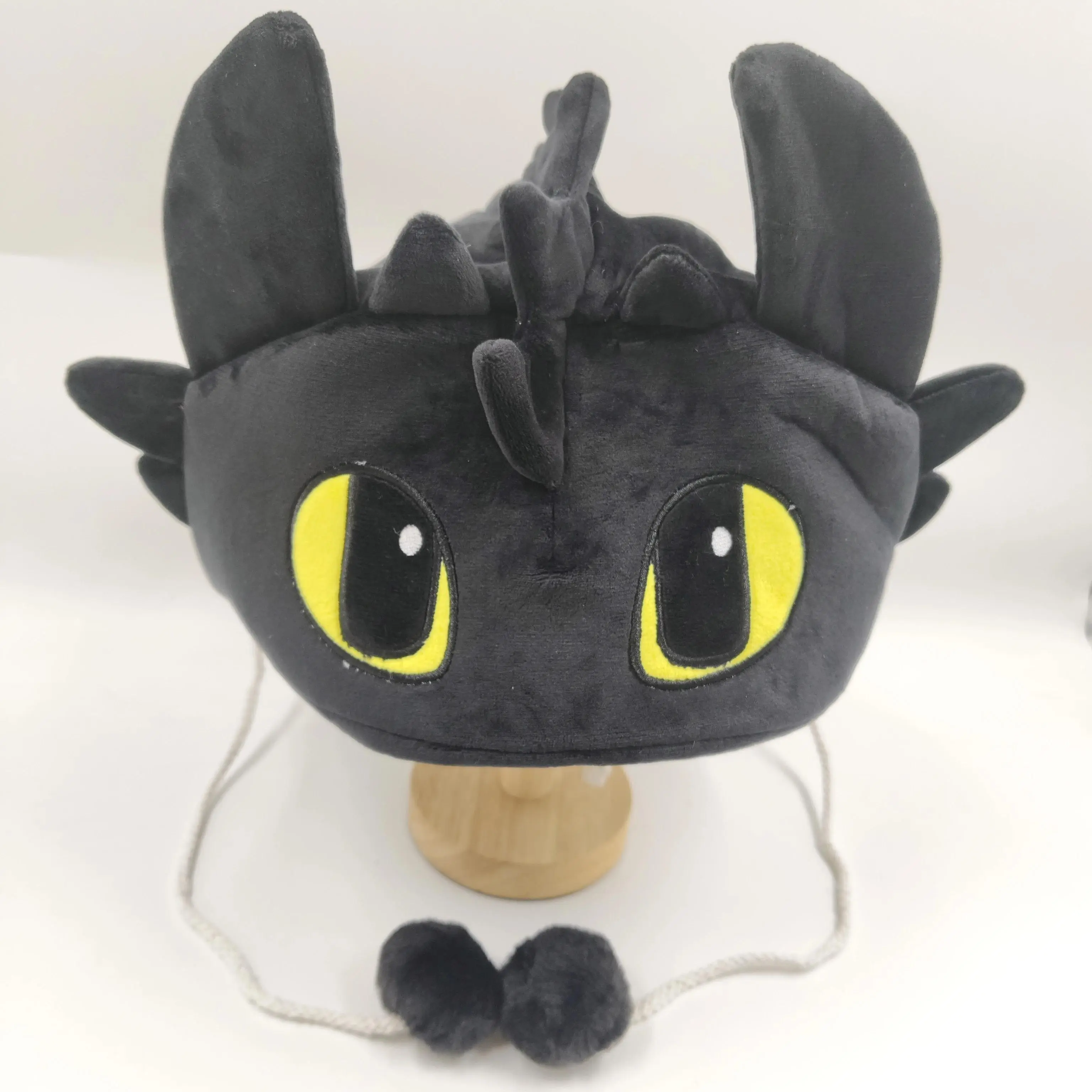 Brdwn 1pc Unisex Dragon Cosplay Ears Eyes Costume Hat