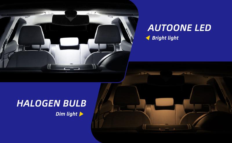 AUTOONE 194 LED Bulb, License Plate Light 300% High Brightness T10 168 2825 W5W LED Bulbs , Pack of 10 AUTOONE 194 LED Bulb, License Plate Light 300% High Brightness T10 168 2825 W5W LED Bulbs , Pack of 10