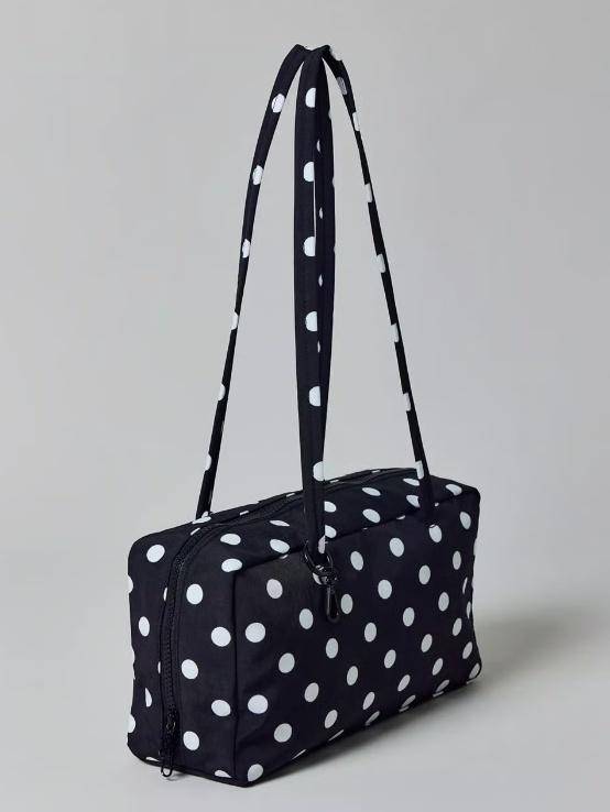 Nylon Bowler Bag, Top Handle Tote Bag with Key Leash, Casual Large Commuter Work Bag, Fashionable Shoulder Handbag for Everyday Use, Commuting Shoulder Bag