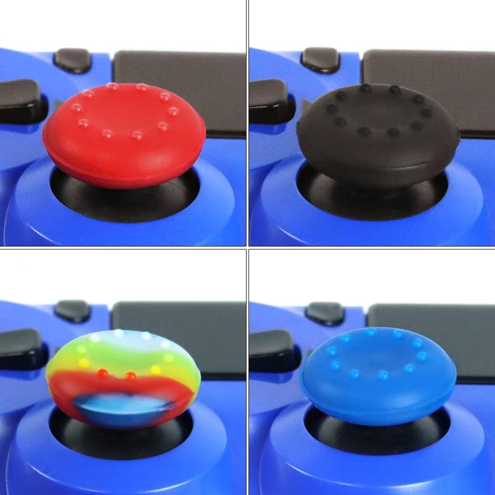10PCS, 8-point button cap, silicone protective cap, suitable for PS4/PS5/XBOXONE/Xbox series X/S/XBOX360/PRO controller, surface bump non-slip design, dustproof and durable, rocker protection game accessories Cover Gaming Accessories