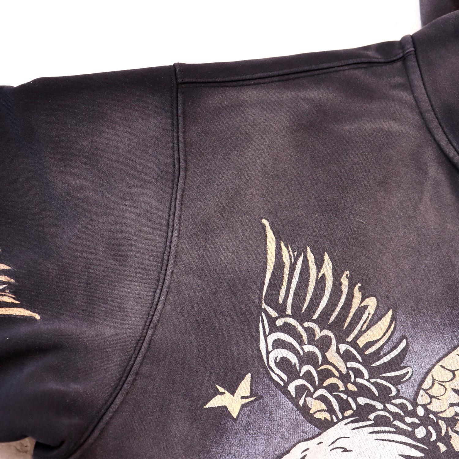 Mens Valley Dreams Hoodie Sweatpants Set Real Streetwear Energy Oversized Fit Heavy Graphic Flame Eagle Drip Washed Look Matching Tracksuit Hoodie Joggers Combo Built For Daily Flex Chill Days Night Moves City Wear Hip Hop Vibe Loud Prints Baggy Fit Comfy