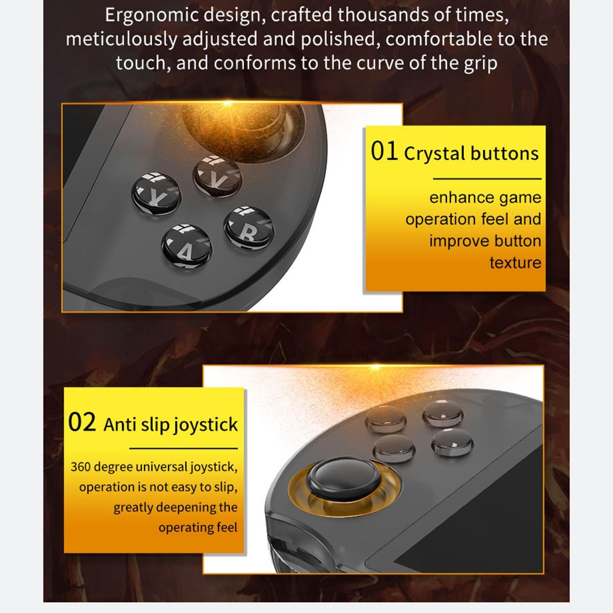 Portable Retro Handheld Game Console, 4.5 Inch IPS Screen, Open Source Mini Gaming Device, Long Battery Life, TV Connection, Mp4 Player & E-Reader