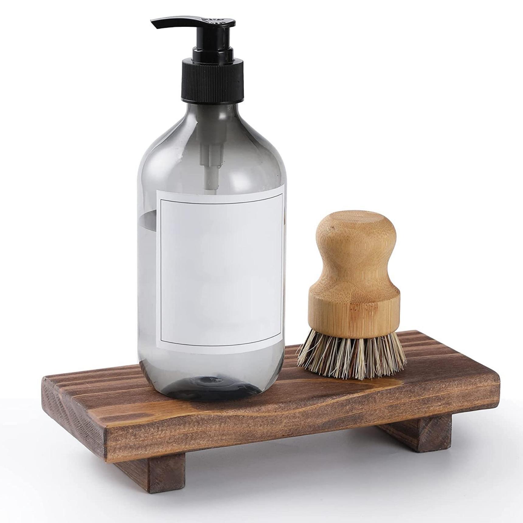 Wooden Soap Holder, 1 Count Durable Soap & Toiletries Storage Rack, Waterproof Bathroom Display Tray, Home Organizer for Bathroom, Bathroom Decor Supplies