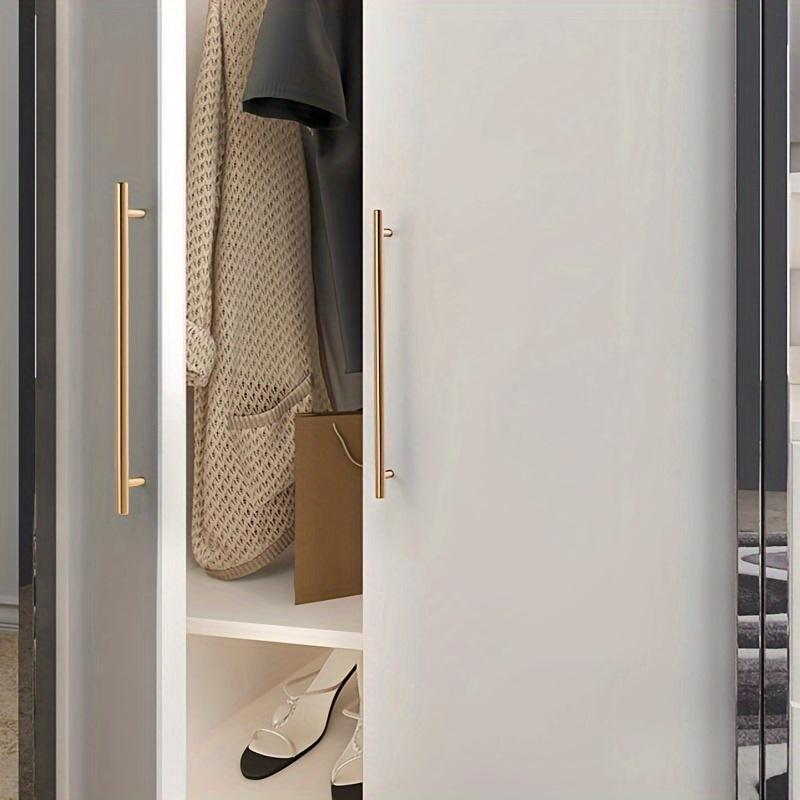 15-Pack Gold Stainless Steel Cabinet Handles - 5.9 Inch Brushed Arched Handles, Suitable for Kitchen Drawers, Includes Screws