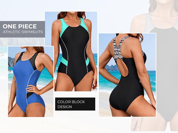 Tempt Me Women One Piece Swimsuits Athletic Racerback Swimwear Training Exercise Slimming Bathing Suit Sporty Womens Racing Swimsuits One Piece Bath Suit for Teens Girls Swimming Suit Color Block Tempt Me Women One Piece Swimsuits Athletic Racerback Swimwear Training Exercise Slimming Bathing Suit Sporty Womens Racing Swimsuits One Piece Bath Suit for Teens Girls Swimming Suit Color Block
