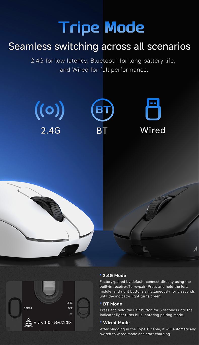 Baron Aj179 P Mc Pro Three-Mode Controller, / Options, High-Quality Gaming Accessory, Perfect for Competitive Players