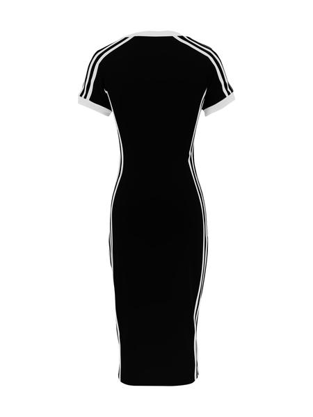 Women's Striped Trim Dress, Casual Fashion V Neck Short Sleeve Dress for Daily Outdoor Wear, Women Dress for Summer