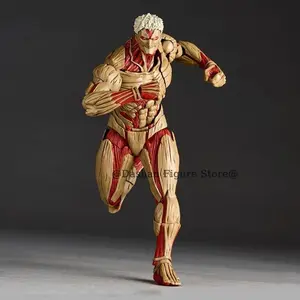 Attack on Titan Figure Revoltech The Armored Titan Action Figures Amazing Yamaguchi Yoroi no Kyojin Reiner Braun PVC Model Toys