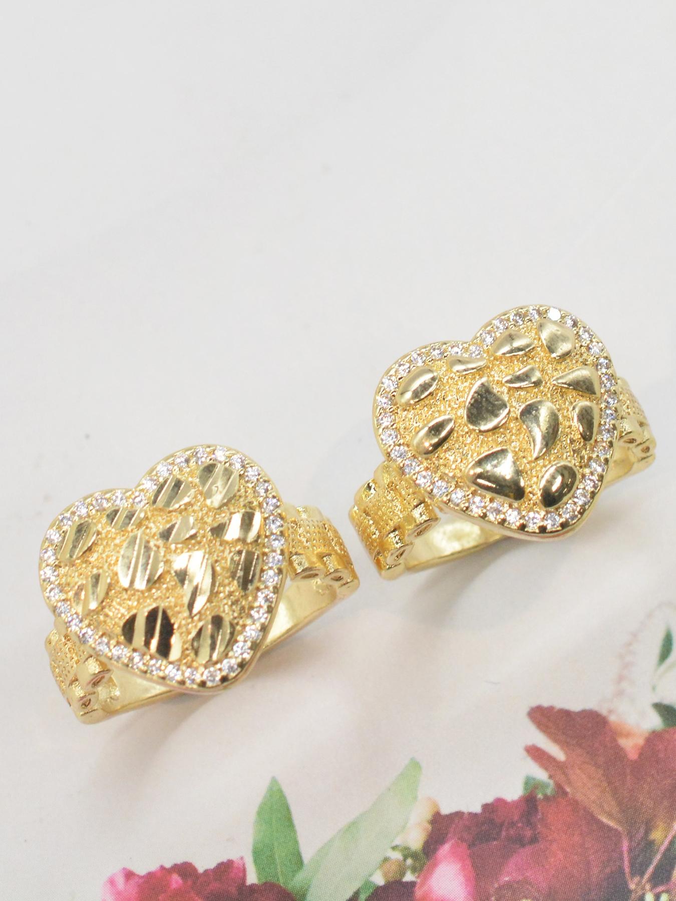 Stylish Elegant Asymmetrical Heart Shaped Women's Ring with Zircon Stone, Perfect for Daily Wear and Special Occasions, Ideal Gift for Valentine's Day, Mother's Day