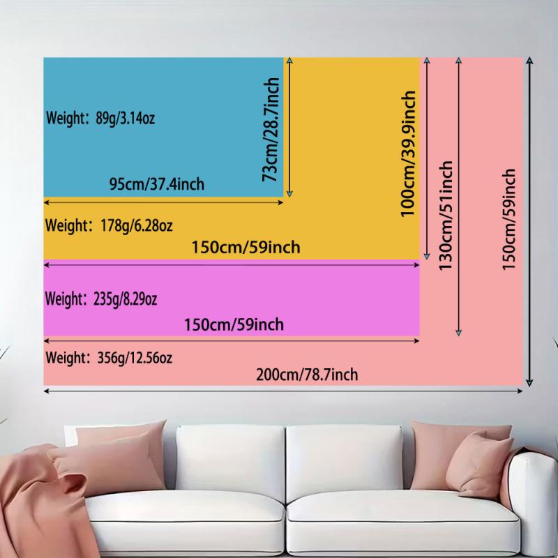 Casual Tapestries Four white wolves in nature Nature inspired design Multi-scene use