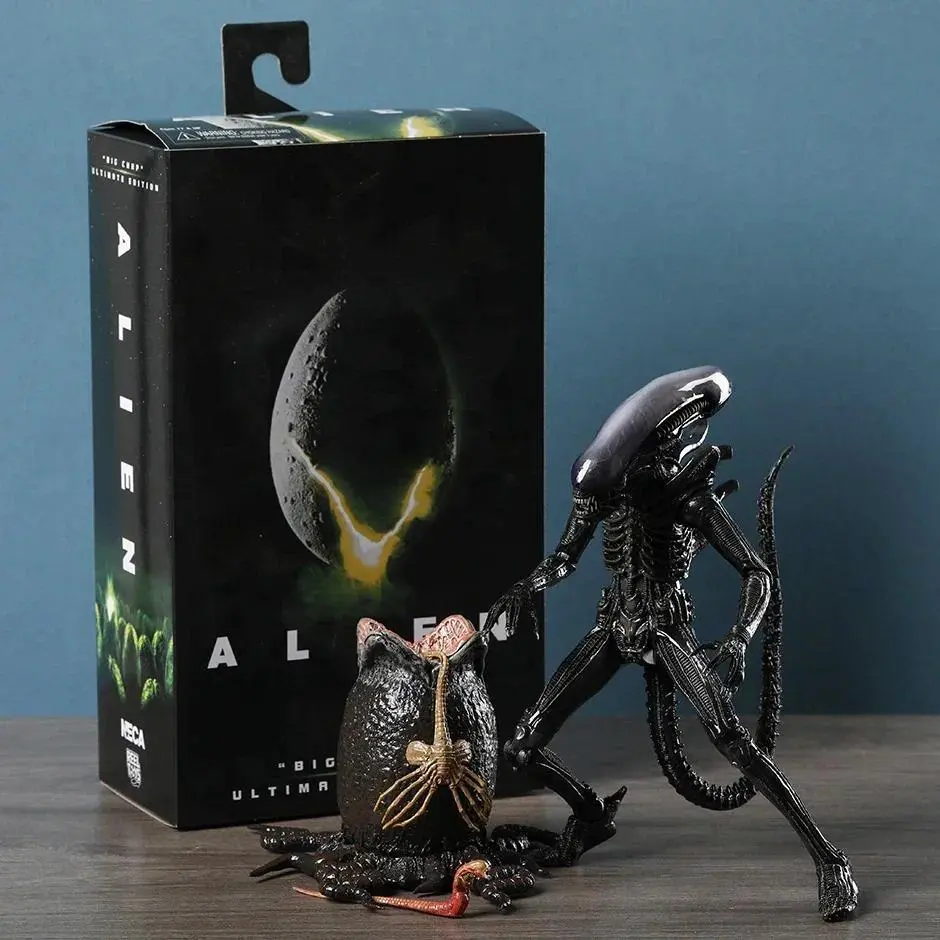 2026 popular figurines Ultimate Edition Alien Big Chap Action Figure Horror Halloween Gift Internet celebrity toys