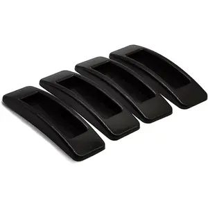Self-Stick Instant Cabinet Drawer Handle Multipurpose Cabinet Knobs Helper Auxiliary Kitchen Cabinet Sliding Door Window Handle Convenient Opening Stick-on Handles (Black)