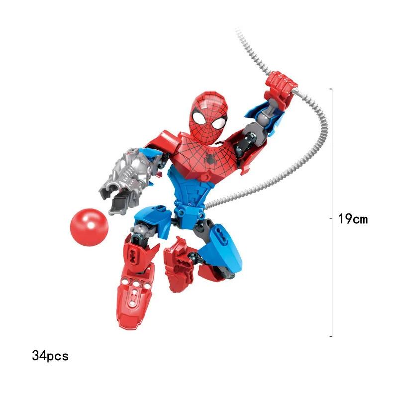 Lewan 2077 Steel Mech American Team Killer Assembled Building Blocks Boy Toy Gift Compatible with Lego