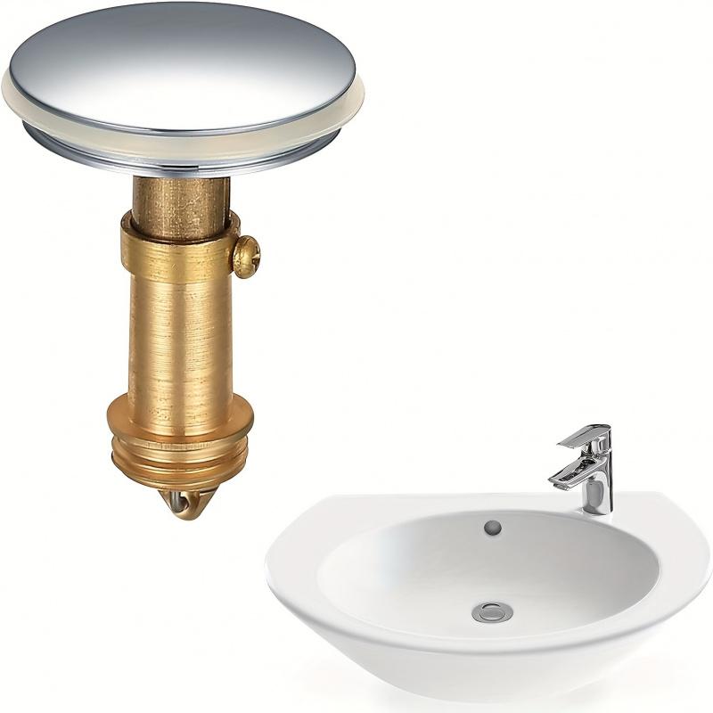 Universal sink plug, using a spring-type drain plug