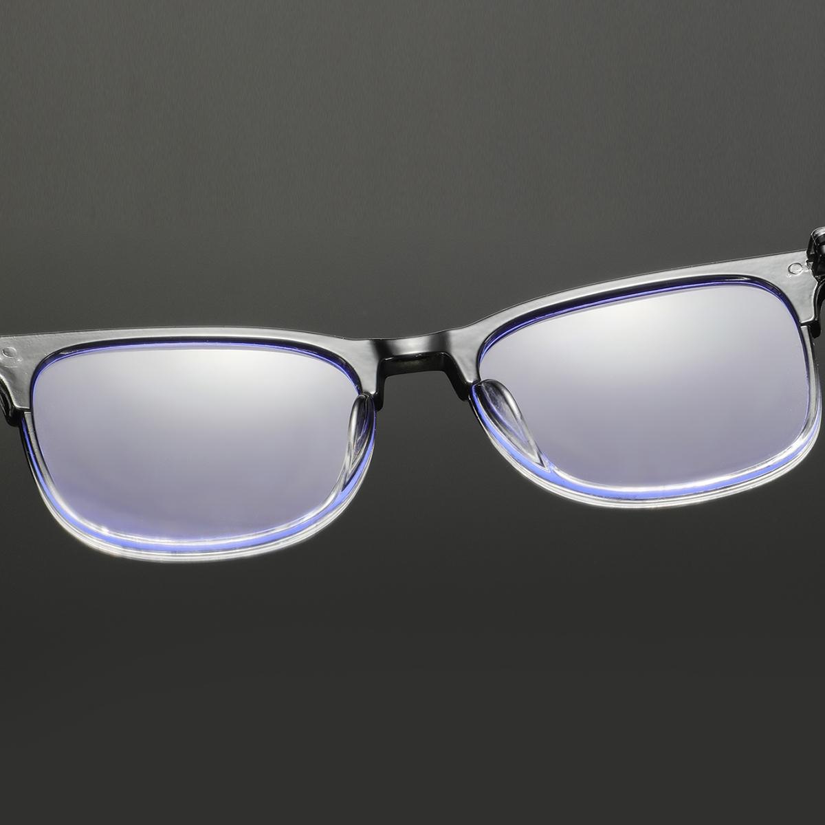 Men's Plastic Square Graduated Reading Glasses, Stylish American Fashion, Casual Trendy Eyewear, Versatile Old Flower Goggles, Reading Eyeglasses, Square Frame Eyeglasses