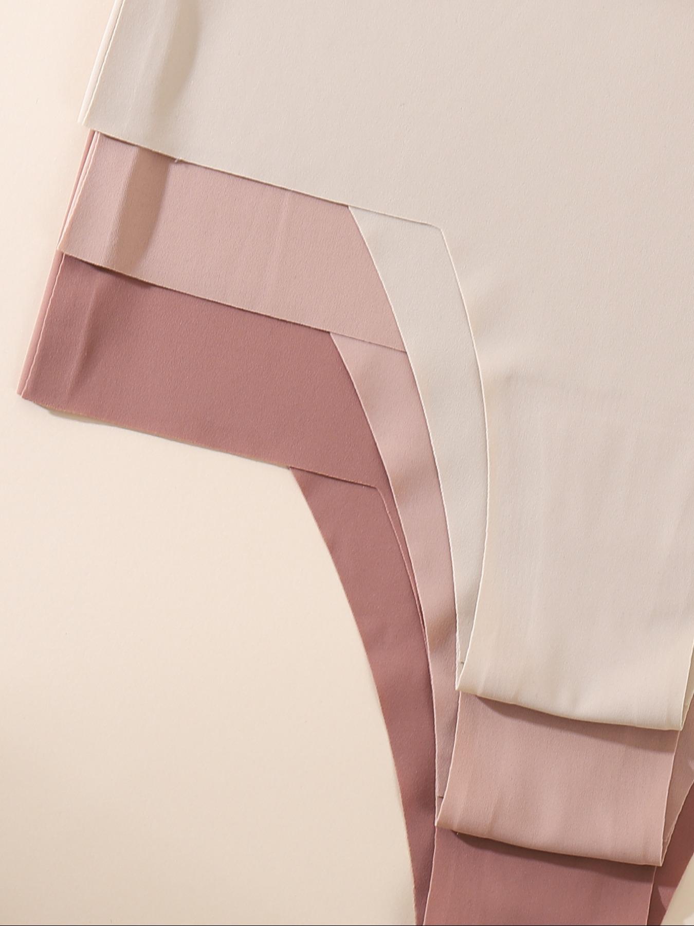 Women's Solid Color/Leopard/Cherry Print High Waist Panty, High Stretch Breathable Comfortable Quick Drying Seamless Knicker for Daily Wear, Ladies Underwear for All Seasons, High Waisted Seamless