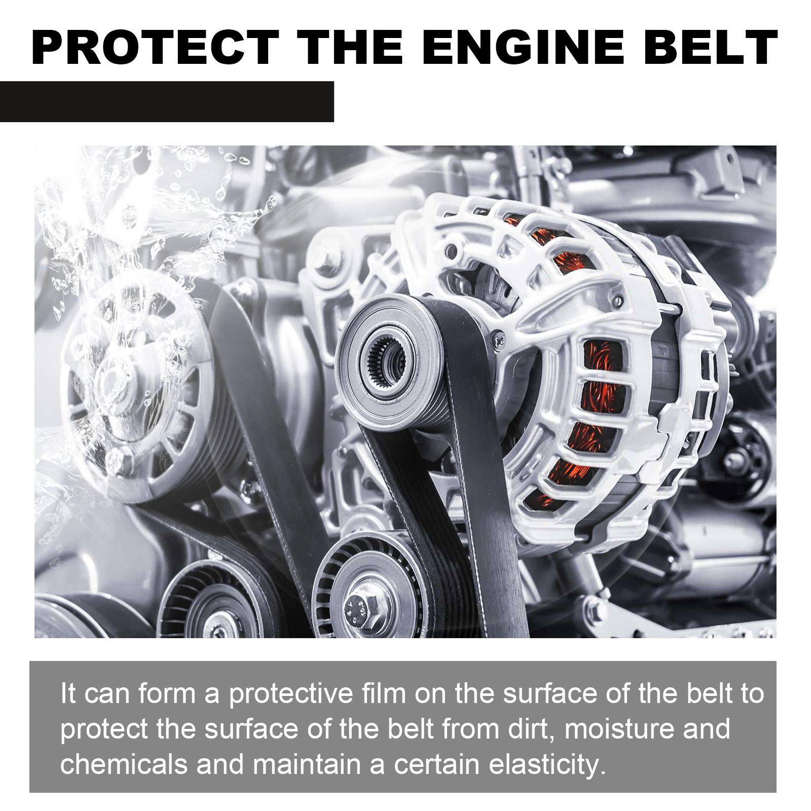 100ml Car Belt Noise Spray - Automotive Belt Spray- Anti-Age Friction Reducer, Prolongs Belt Life Spray- Dressing | Automobile Engine Belt Silencer, Anti Age Belt Life Protective Friction Reducer stuff Short Handle Foam Cannon for Wash