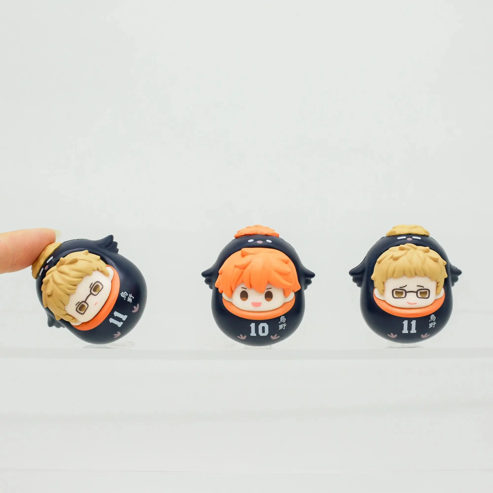 Haikyuu The Battle At The Garbage Dump Official Daruma Doll Blind Box Toy Anime Volleyball Figure Desk Decor Christmas Gift