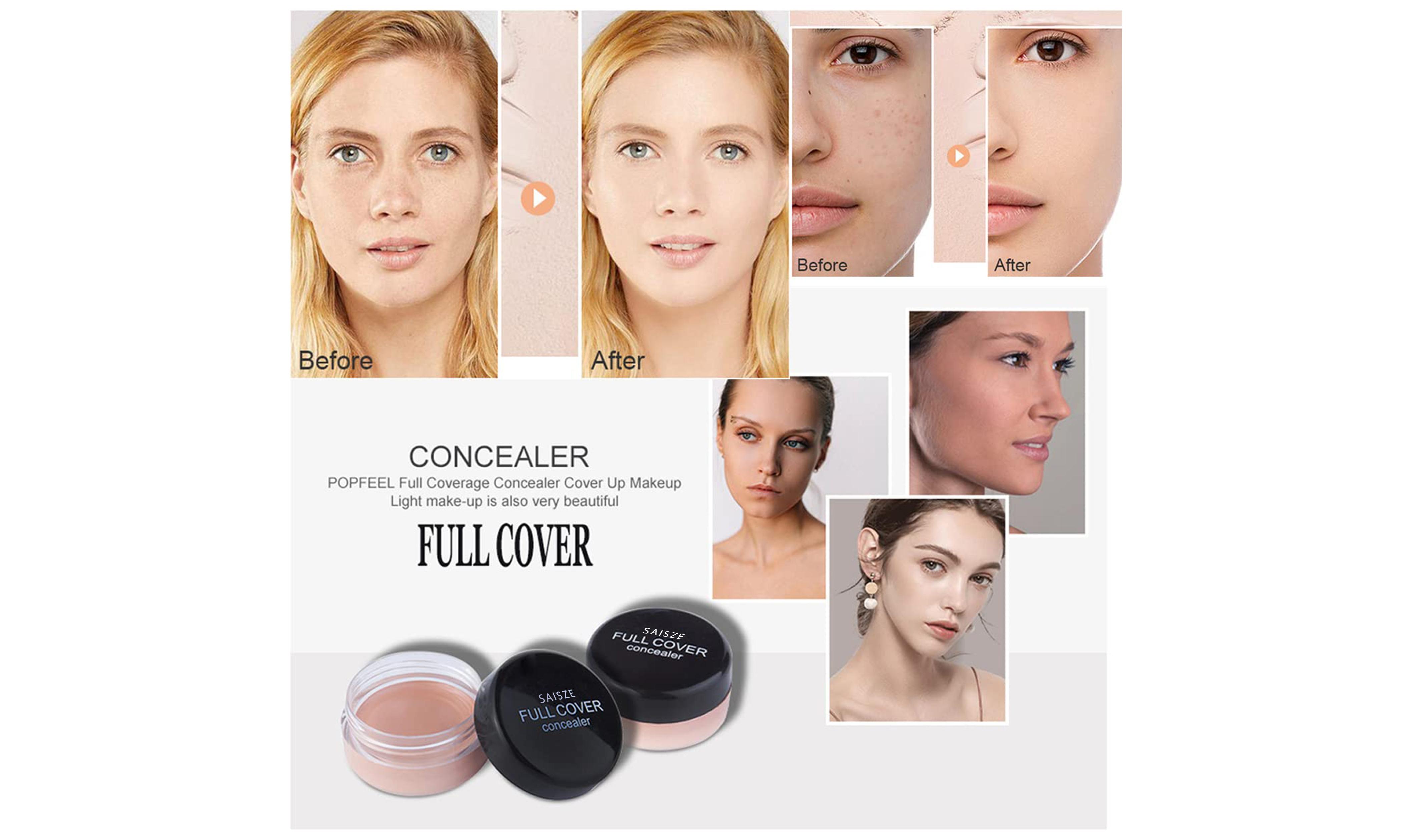 Cosprof All-in-one Makeup Kit, 27 Pcs Travel Makeup Gift Kit Complete Starter Makeup Bag Lip Gloss Lipstick Concealer Blush Powder Eyeshadow Palette, Makeup Kits for Women, Valentine's Day Gifts
