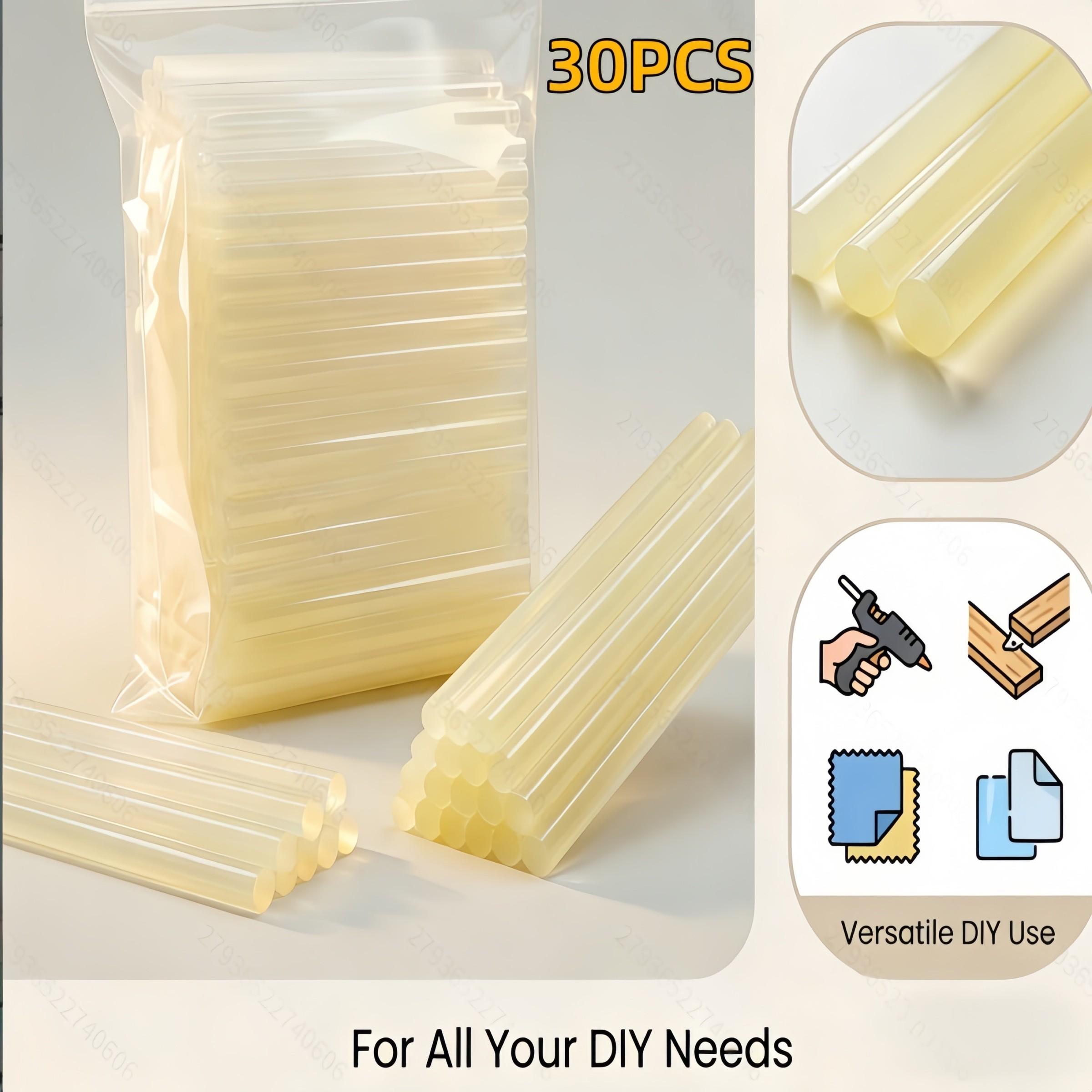 30pcs Car Dent Repair Hot Melt Rods, Auto Body Dent Removal Tool, High Adhesive Heat Resistant Glue Sticks, Universal Repair Kit