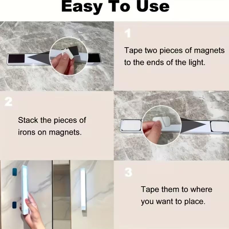 Fashion Motion Sensor Light, Rechargeable Closet Lighting, LED Motion Sensor Closet Lamp, USB Rechargeable LED Strip, Home Decor