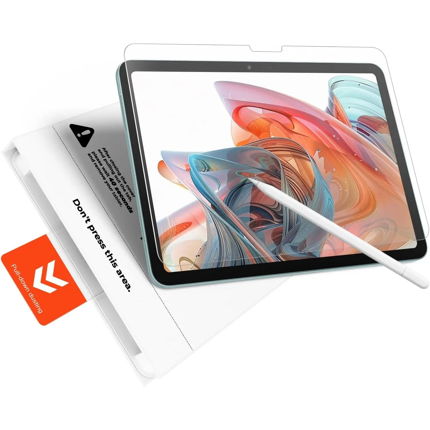 2 Pack Paperfeel Glass Screen Protector for iPad Air 11 Inch M4/M3/M2 | Tempered Glass with Bubble-Free Installation Tray, Matte Surface Mimics Paper for Writing and Drawing, Anti Glare