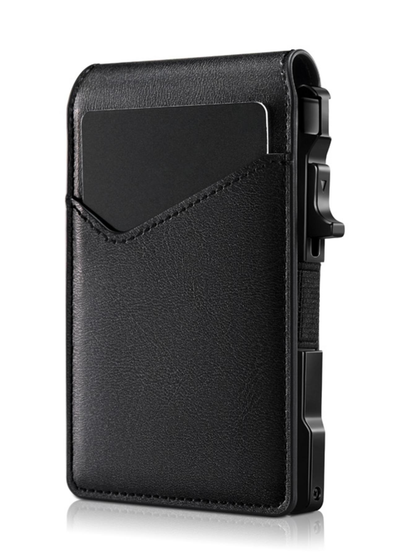 Men's Portable Aluminum Ultra-Thin Wallet, Holds 12 Credit Cards, Rfid Protected, Ideal Gift for Valentine's Day, Father's Day, Thanksgiving