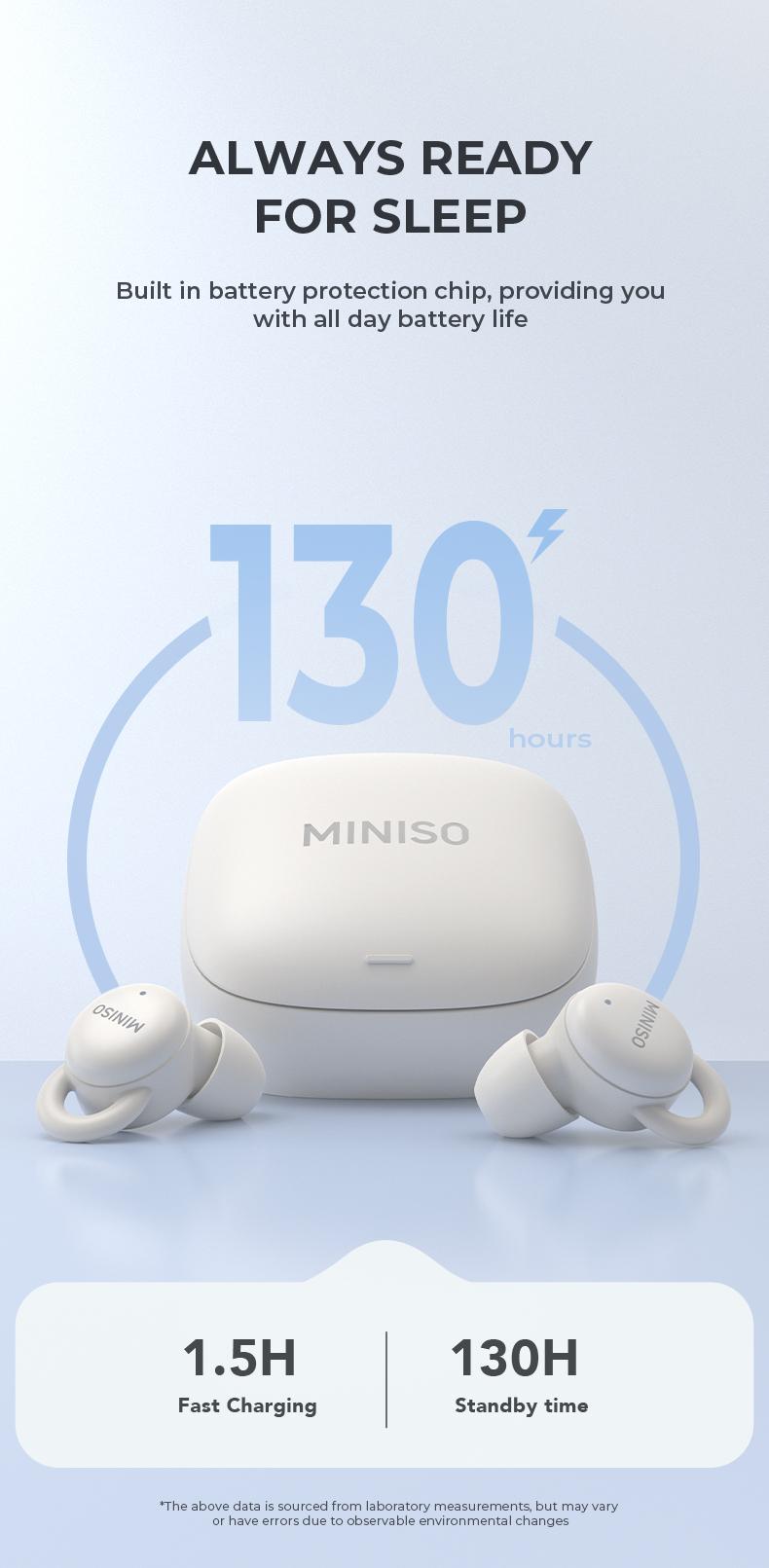 MINISO Mini Invisible Headphones Bluetooth 5.4 True Wireless In-Ear Earphones sport Audio Earbud audifonos bluetooth wireless headphones noise cancelling headphones gamingheadset