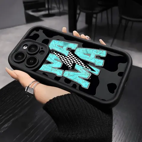 Women's Shockproof Silicone Smartphone Case, Cow Skin Mama Pattern Cover, Lightweight Casing, Raised Edges, Screen Scratch Guard, Pocket-Friendly Soft Touch, Fit for iPhone 1-17 & Pro/Pro Max/Plus, Cellphone Accessories Gift
