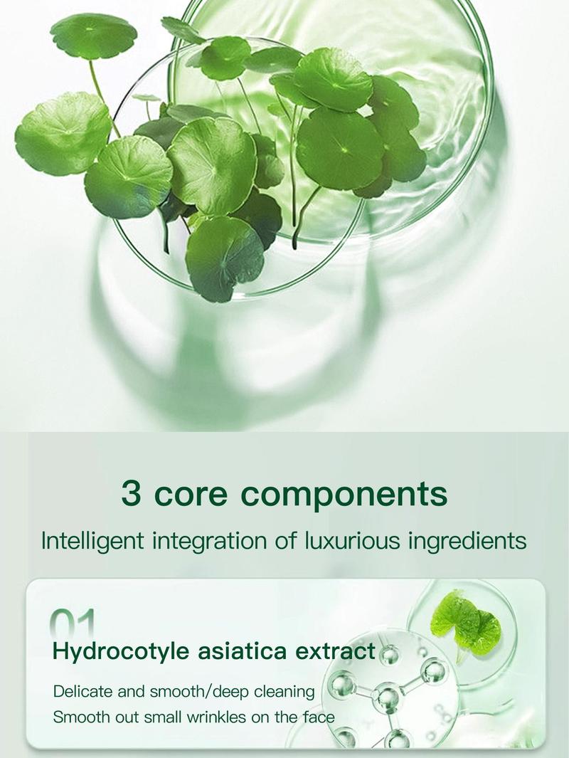 Centella foam facial mask can remove black and control oil, deeply clean facial dirt