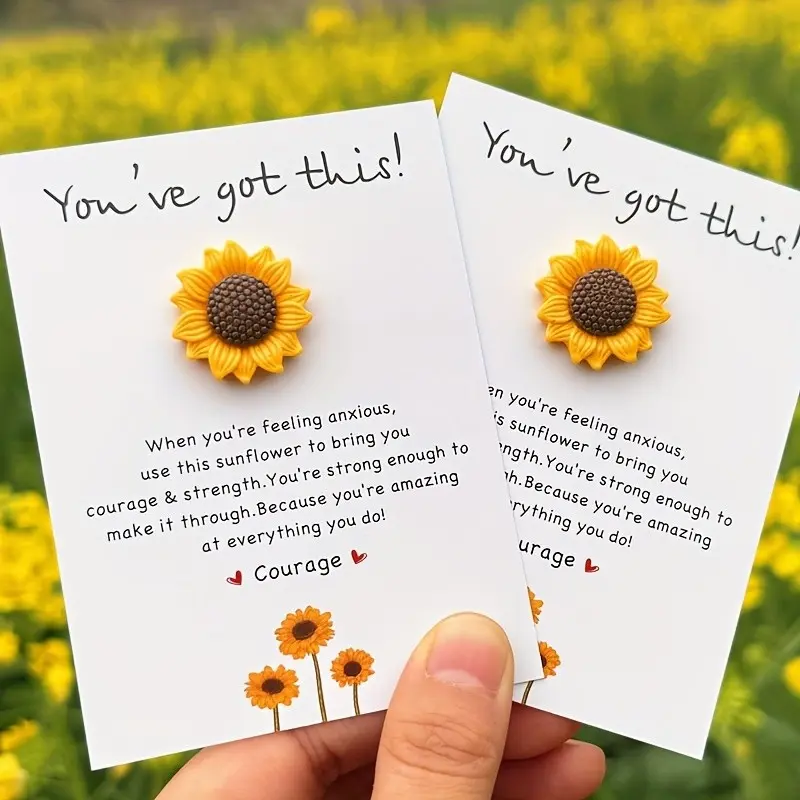 5pcs Sunflowers You've Got This Gifts, Pocket Hug, Support Gift, Friend Gift, Graduation, Mother's Day, Birthday, Wedding, Valentine's Day