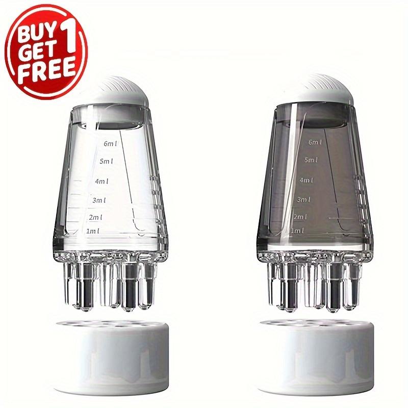 1-Piece scalp care set including scalp massage comb and mini portable liquid guide comb for scalp care