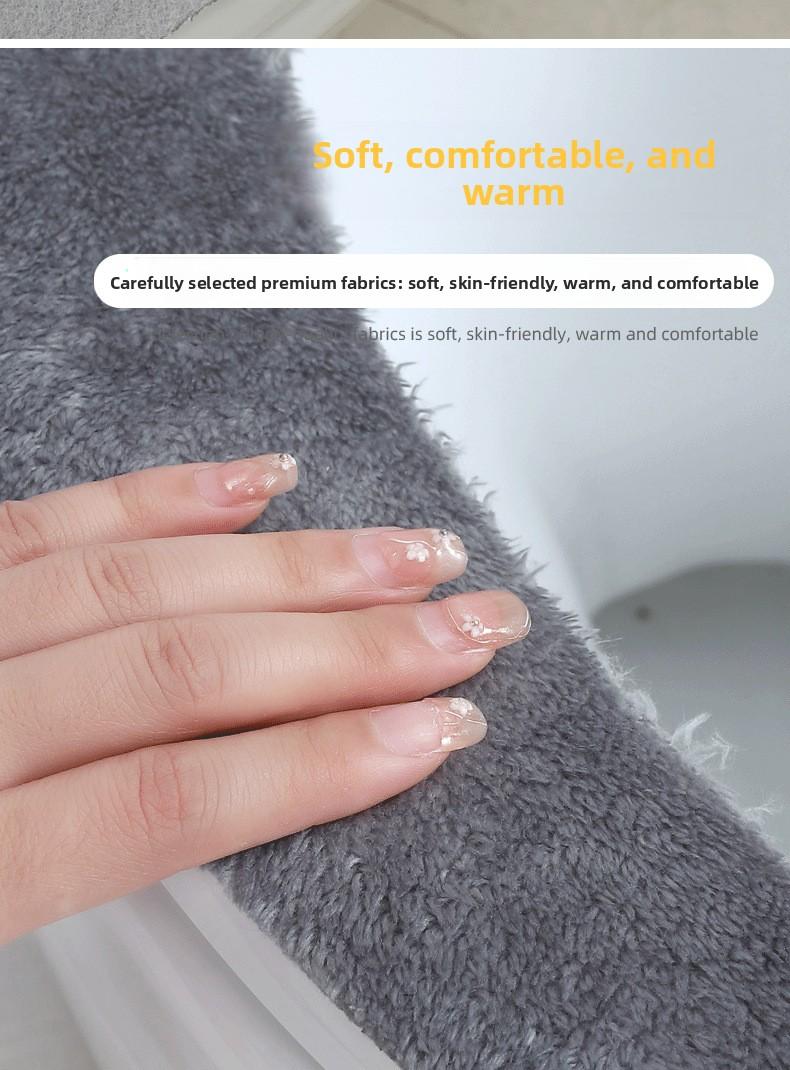 Waterproof Cartoon Toilet Seat Sticker – Universal Self-Adhesive & Cuttable Soft Cushion Pad 2PCS