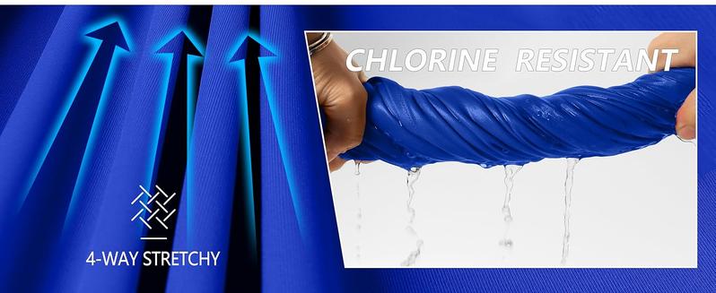 G Gradual Women's Swim Board Shorts 7" Long High Waisted Quick Dry Beach Swimmingshorts for Women with Liner Pockets Swimmingtrunks