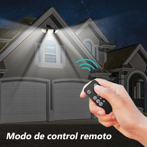 Tuffenough Solar Outdoor Lights,3 Heads Motion Sensor Security Lights with Remote Control, 270° Wide Angle Flood Wall Lights Christmas 2024 ornament