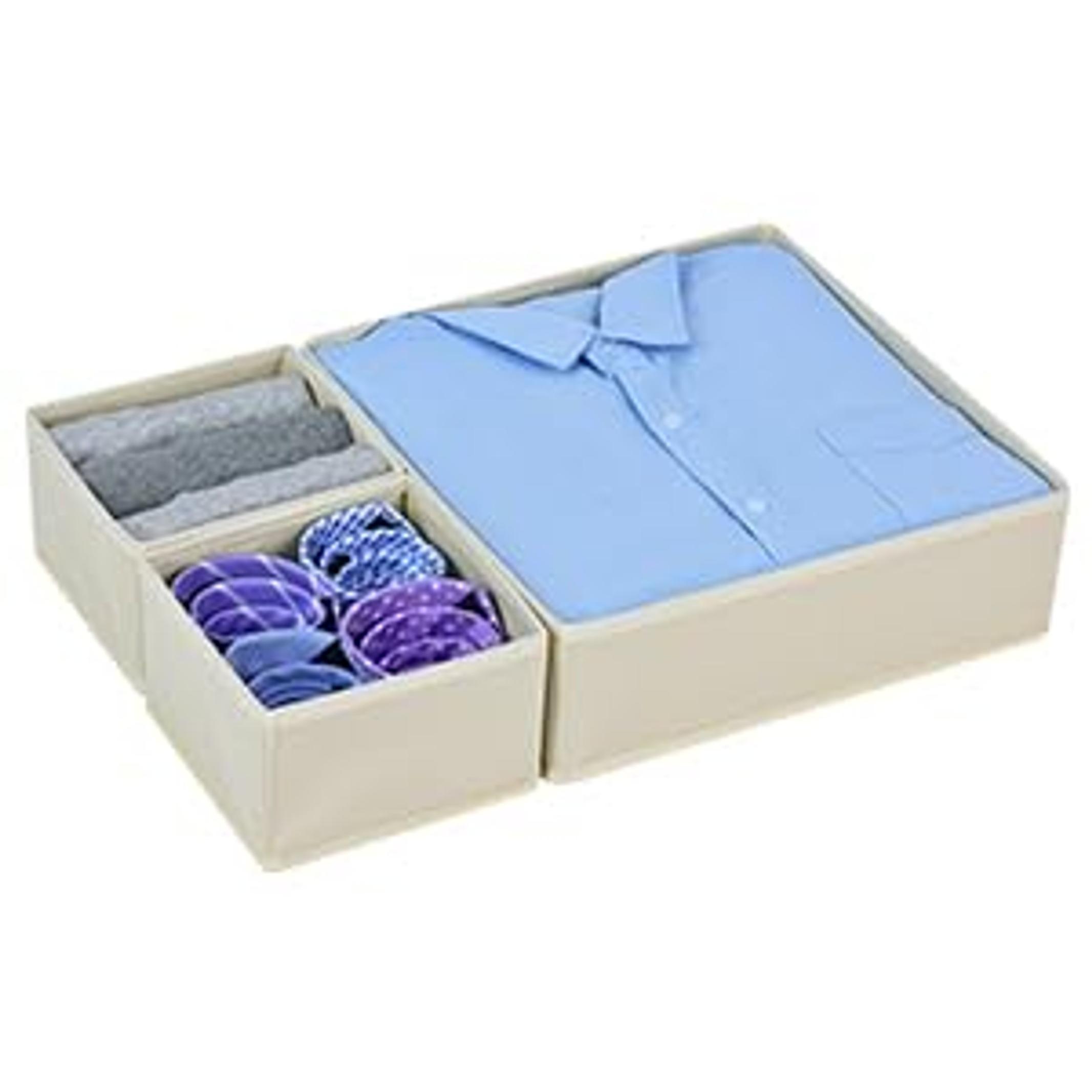 Drawer Organizer Clothes, 12 Pack Dresser Organizer, Foldable Closet Organizers and Storage, Fabric Dresser Bins, Drawer Dividers for Nursery, Baby Clothes, Underwears, Sock (Beige) Drawer Organizer Clothes, 12 Pack Dresser Organizer, Foldable Closet Organizers and Storage, Fabric Dresser Bins, Drawer Dividers for Nursery, Baby Clothes, Underwears, Sock (Beige)