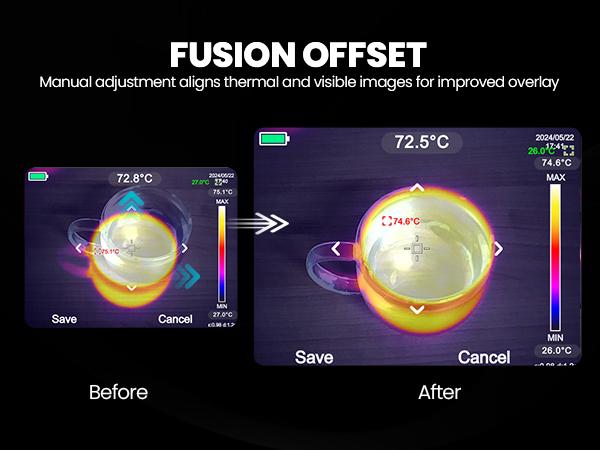 Thermal Imaging Camera, MILESEEY Handheld 256*192 IR Resolution Thermal Imager, 3.5 Inch LCD Display IP65 Waterproof Rechargeable 6 Palettes Thermal Camera with Auto Track Cold and Hot Spots Function Christmas gifts
