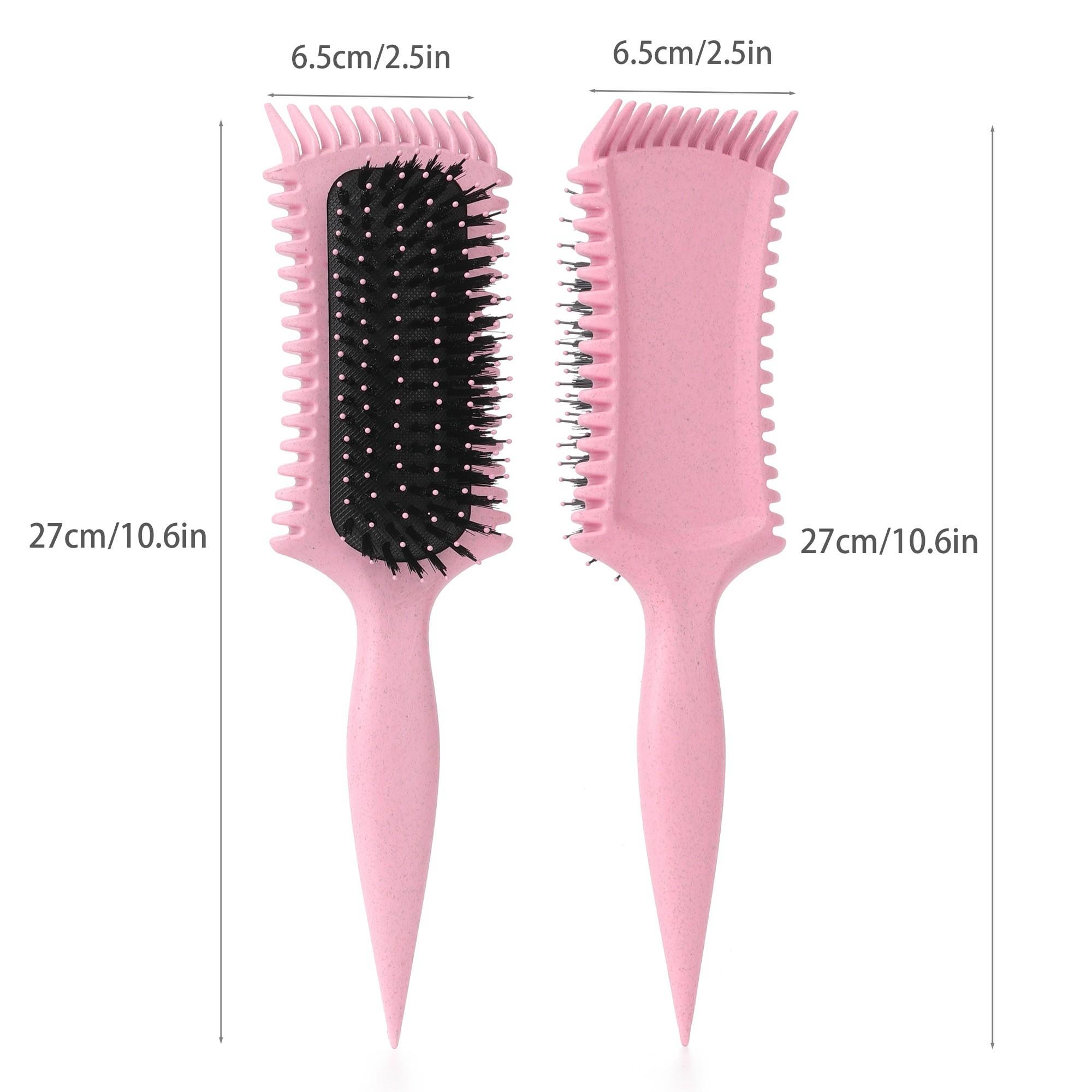 High Crown Volumizing Comb, Three-In-One Air Cushion Hair Massage Comb, Split End Comb, Knot-Free, Lazy Hair Brush, Tiktok Trendy