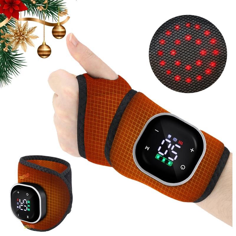 Light Wristband Heating Massage Device, 5 Heat Settings & 3 Vibration Modes, Hand Wrist Massager Home Use