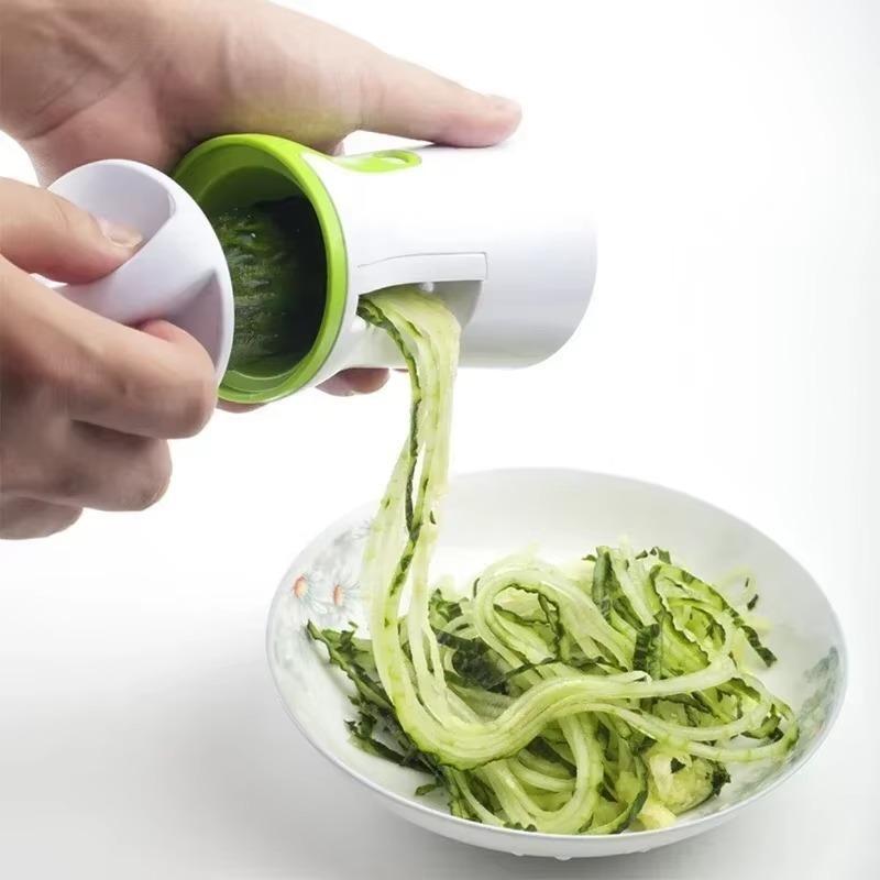 1pc The new kitchen multifunctional slicer spiral funnel slicer rotary slicer vegetable slicer vegetable slicer and vegetable cutting tool are simple and easy to use