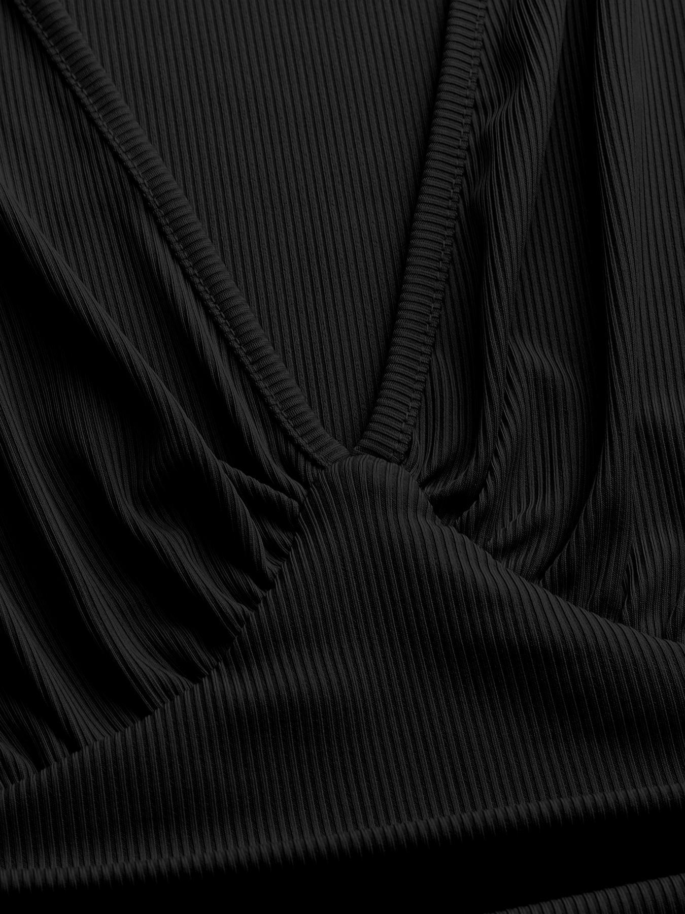 1 Piece Spring Summer V Neck Sleeveless Romper Women | Ribbed Ruched Waist Wide Leg Short Jumpsuit | Casual Chic Style Stretchy Comfy Outfit for Daily Vacation Beach Wear