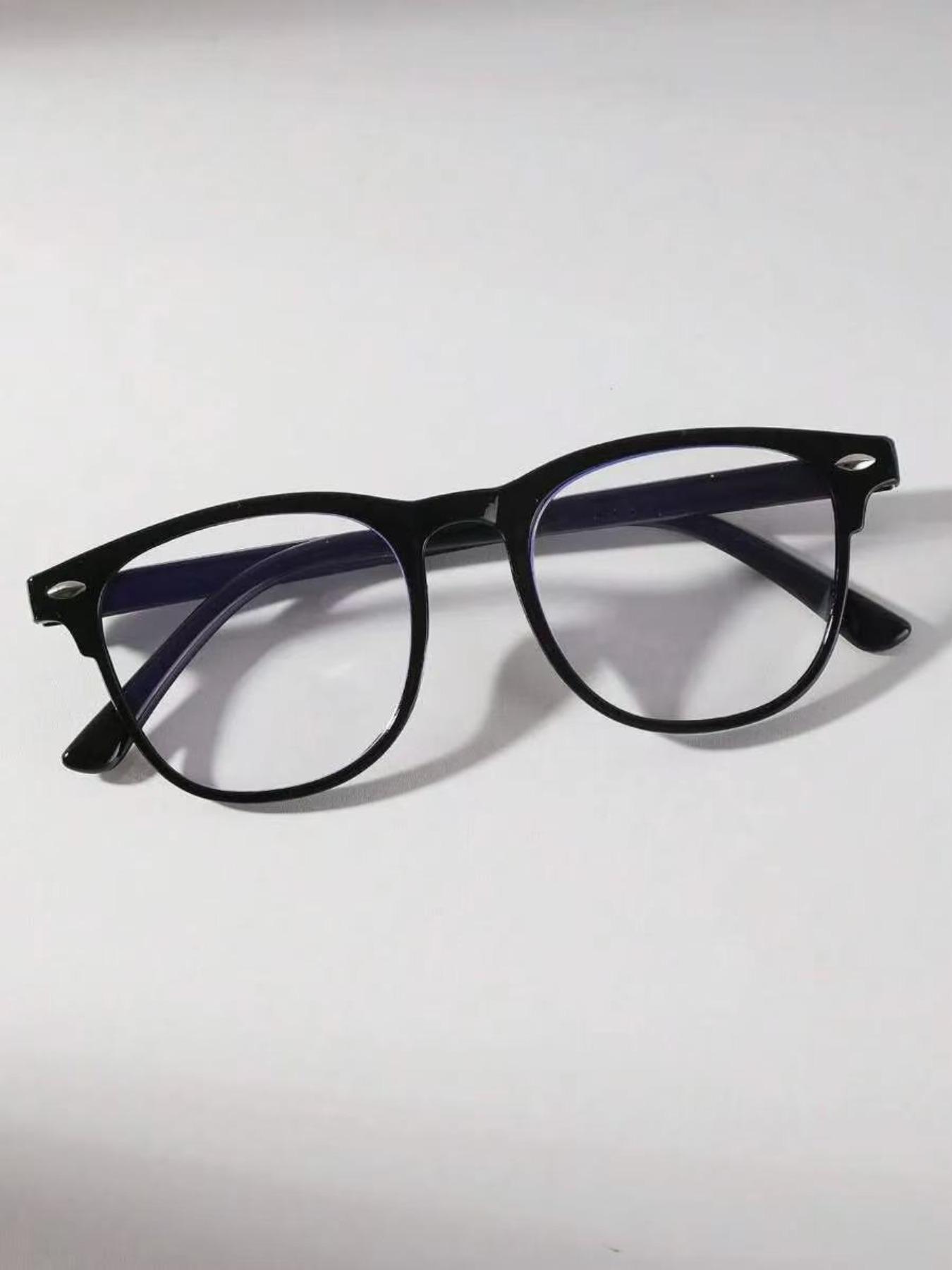 Vintage Lightweight Fashion Eyeglasses Set, Classic Fashion Glasses, Full Frame Design, Versatile Style, Suitable for Daily Commute, Home, Casual, Photography, Travel