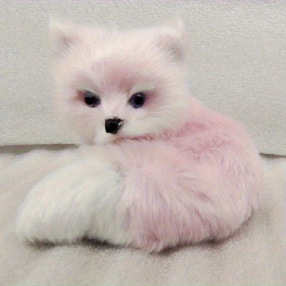 Lifelike Eyes Nature-Inspired Lifelike Sleeping Fox Plush Model - Ultra-Soft Fur, Sports & Outdoor Gear Storage Accent, Minimalist Desk Decor, Versatile Display Collectors’ Gift